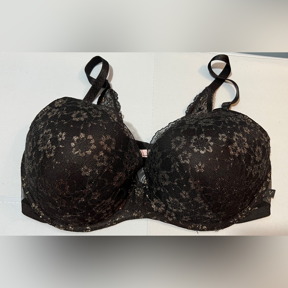 Victoria secret Black lace unlined bra